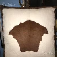 Versace cuscino in pelliccia lapin