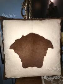 Versace cuscino in pelliccia lapin