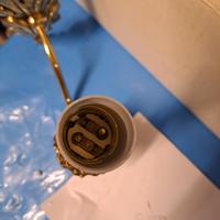 applique  doppia  per lampadina  a candela