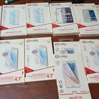 Custodia protezione vetro Huawei - galaxi  P9 - S6