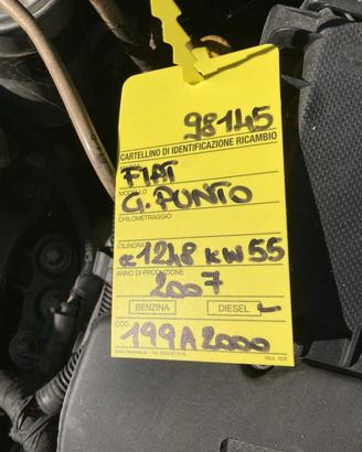 MOTORE COMPLETO FIAT Grande Punto 1° Serie 199A20