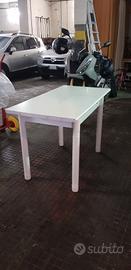 Tavolo da cucina bianco allungabile 