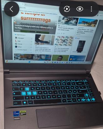 Notebook Gaming MSI 
