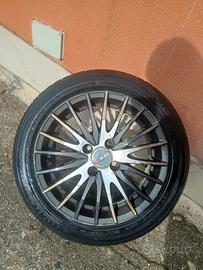 cerchi 4 x98 r15 con 2 gomme