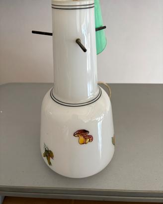 Sospensione in vetro da cucina.