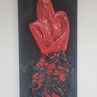 quadro d'arredo materico