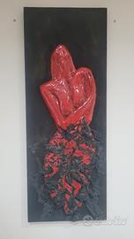 quadro d'arredo materico