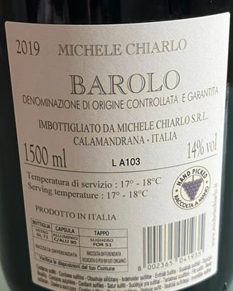 Magnum barolo Tortoniano 2019