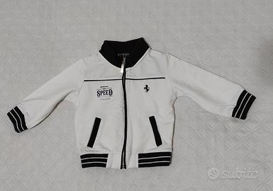 cardigan bimbo con chiusura lampo 