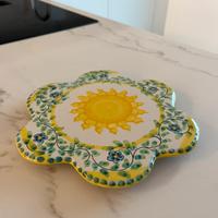 Sottopentola decorato a mano ischia