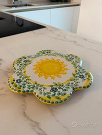 Sottopentola decorato a mano ischia