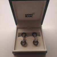 Gemelli Montblanc in acciaio da uomo