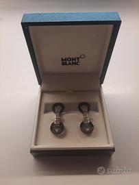 Gemelli Montblanc in acciaio da uomo