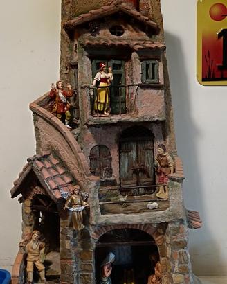 Presepe artigianale tegola