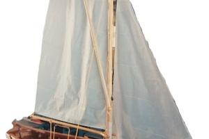 Barca legno vela motore Caicio