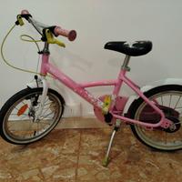 bicicletta bambina btwin raggio 16