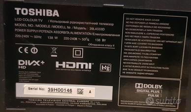 ricambi tv Toshiba