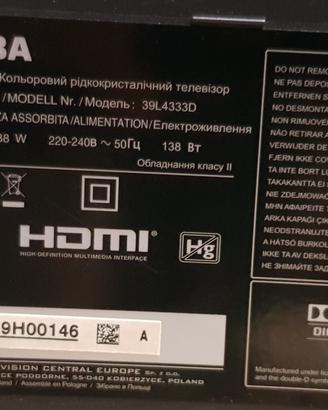 ricambi tv Toshiba