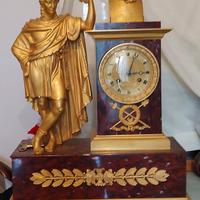 Orologio da camino impero, antiquariato