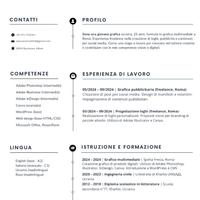 Candidatura per posizione di Grafica/Web Designer