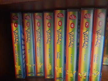 videocassette vhs dei Pokemon 