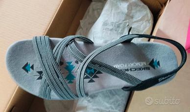 sandali donna 39 Skechers in Memory foam