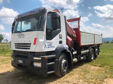 IVECO STRALIS 420 E5 RIBALTABILE CON GRU