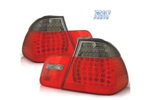 FANALI BMW E46 01-05 LED ROSSO AFFUMICATO LOOK M3