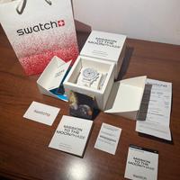 Omega x Swatch Mission to the Moonphase bianco