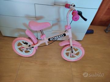Bicicletta senza pedali per bambina