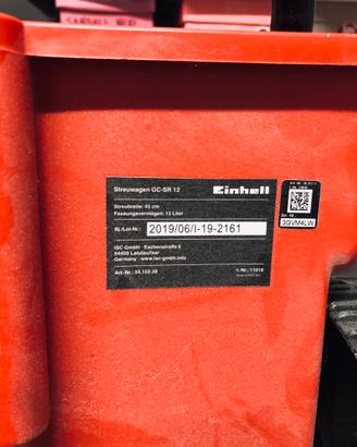 Spandiconcime Einhell manuale