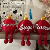 Palline di natale snodabili personalizzabili led