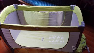 Lettino da viaggio con materasso e zanzariera