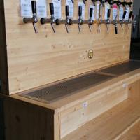 Mobile Spillatura Vini in Abete Completo di Motore