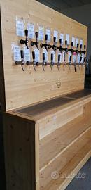 Mobile Spillatura Vini in Abete Completo di Motore