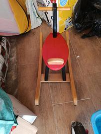 Dondolo in legno bambini 
