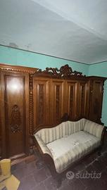 camera da letto in legno