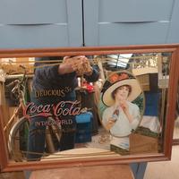quadro Specchio pubblicità Coca Cola piacenza