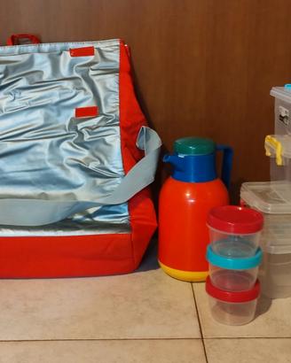 Borsa termica, termos, contenitori cibo