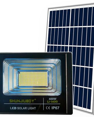 Faretto A Led Da 400W con Pannello Solare