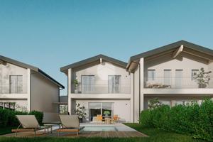 VILLA A SCHIERA A ALBINEA