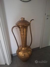 Anfora decorativa ottone
