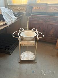 Lavabo Vintage in Ferro e Ceramica