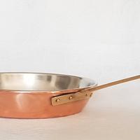 Padella in Rame manico ottone 31cm uso profess