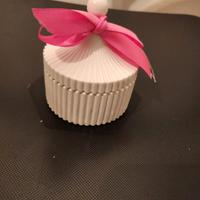 contenitore in gesso ceramica 