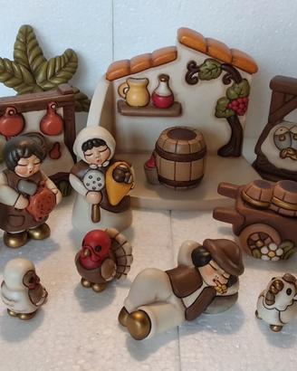 Personaggi Presepe e arredi in ceramica Thun