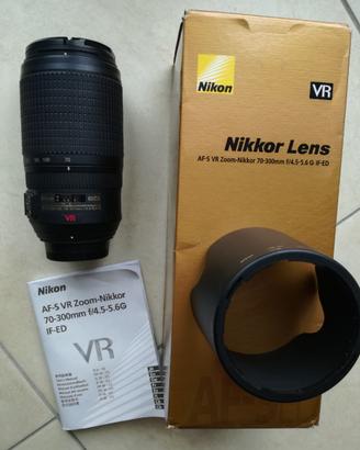 Obiettivo Nikkor 70-300 VR ,da sistemare