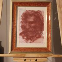 Pietro Annigoni Sanguigna 15x20