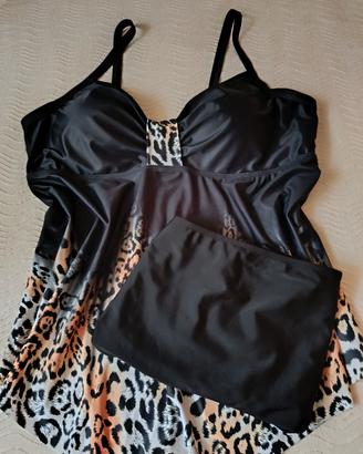 Tankini con slip  coordinato 4XL 