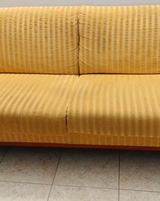 Divani in tessuto giallo/dorato sfoderabili